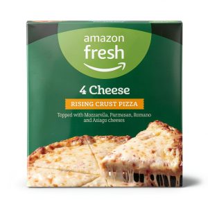 Amazon Fresh Frozen Four Cheese Pizza Mozzarella Parmesan-0