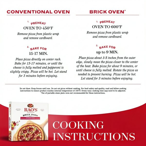 Rao's Homemade Frozen Cheese Pizza Premium Ingredients-2