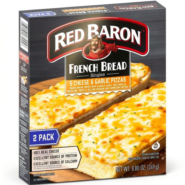French Bread Pizza Singles by Schwan's Frozen Cheese Pizzas-2