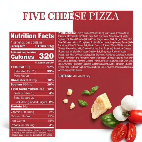 Rao's Five Cheese Pizza Frozen Premium Blend-1