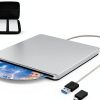 Guamar External CD DVD Drive Laptop USB 3.0 Aluminum-0