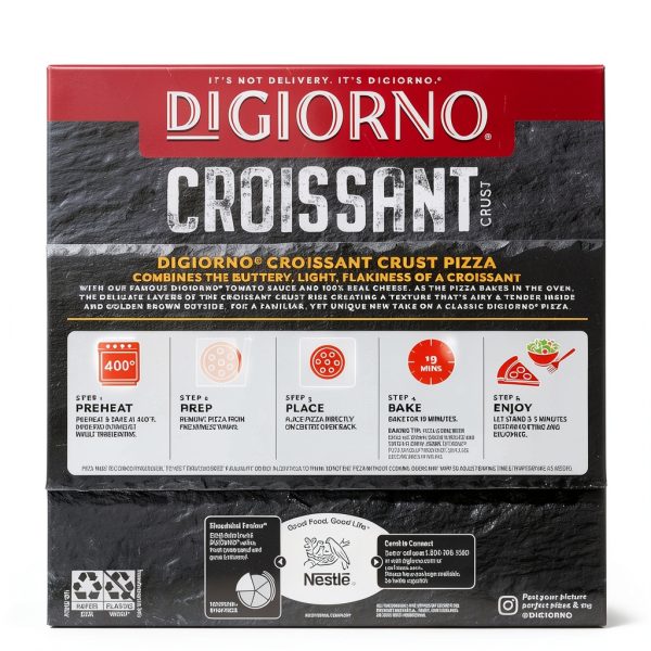 DiGiorno Pepperoni Croissant Crust Pizza Frozen Food-10