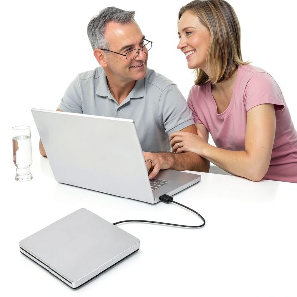 Guamar External CD DVD Drive Laptop USB 3.0 Aluminum-7