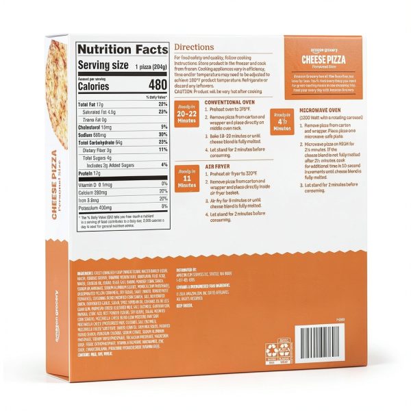 Amazon Personal Size Cheese Pizza 7.2 Ounce-1