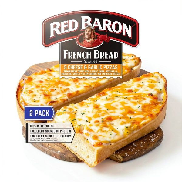 French Bread Pizza Singles by Schwan's Frozen Cheese Pizzas-4