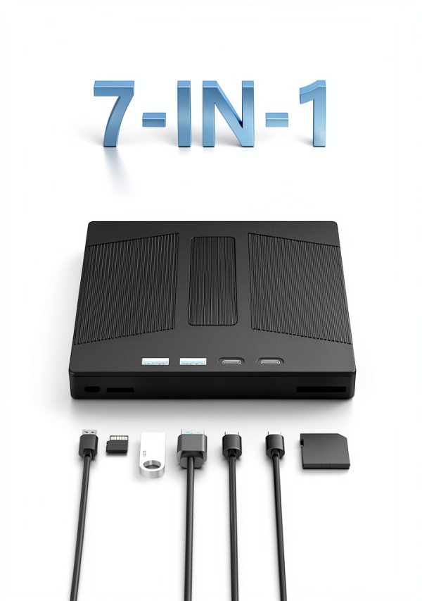 Taopjwr 7-in-1 External Blu-ray Drive for Laptop PC-2
