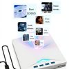 Xadioei 8-in-1 External DVD Drive Laptop USB Hub-8