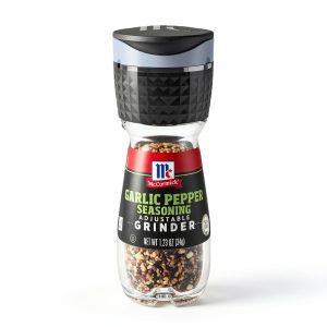 McCormick Garlic Pepper Grinder Seasoning Adjustable Grind-0
