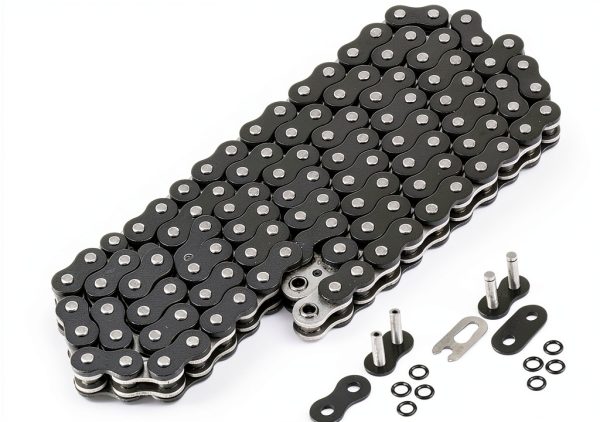 Caltric Drive Chain with Front and Rear Sprockets for Yamaha-4