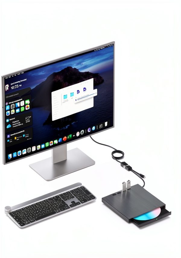 juwuoi External Blu-ray Drive 7-in-1 USB Hub-1