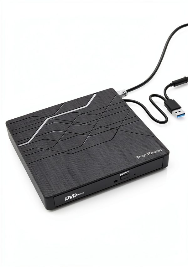 PeroBuno External DVD Drive USB 3.0 Ultra Slim-1