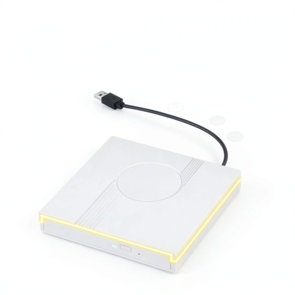 External DVD Drive Wbacon USBC Compact White-5