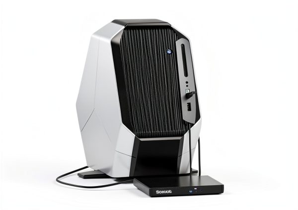 ORIGBELIE External CD DVD Drive USB‑C Slim Black-7