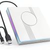 External DVD Drive Wbacon USBC Compact White-0