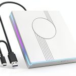 External DVD Drive Wbacon USBC Compact White-0
