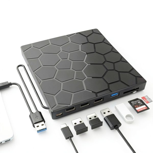 External DVD Drive BPAKDU 8in1 USBC Portable-3