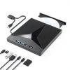External CD DVD Drive wintale Dual USB 3.0 Type‑C-3