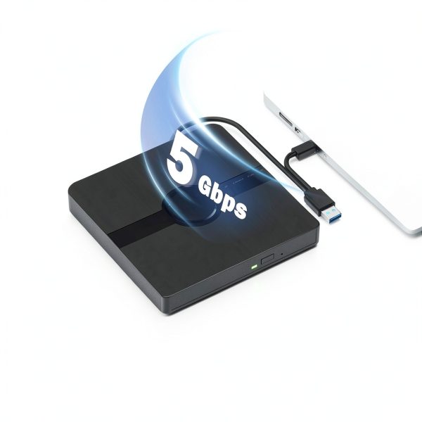 Wbacon External Blu-ray Drive 2-in-1 USB Black-2