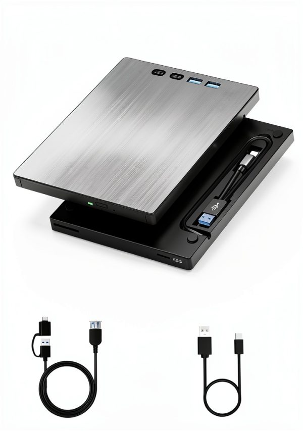 juwuoi External Blu-ray Drive 7-in-1 USB Hub-5