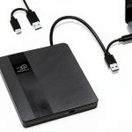 External CD DVD Drive HKCMEMORY USB-C Portable-0