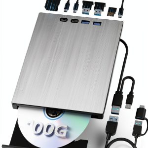 juwuoi External Blu-ray Drive 7-in-1 USB Hub-0