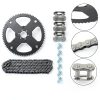 YOXUFA 35 Chain 140 Link Kit with 75T Sprocket for Mini Bike-4