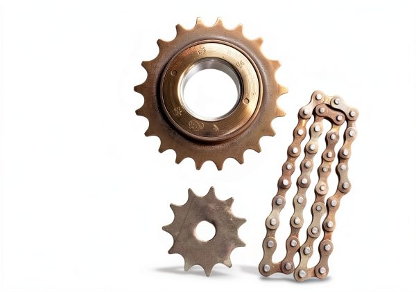 Electric Bike Sprocket Kit ProRide Forged Steel 410 Gold Sprocket-1