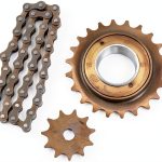 Electric Bike Sprocket Kit ProRide Forged Steel 410 Gold Sprocket-0