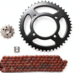 Honda CRF125 F Chain Kit Chain Boss 428 FrontRear Sprocket 112 Link-0