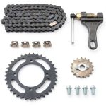420 Chain Sprocket Kit Relibupdater Heat Treated Durable ATV Mini Bike-0