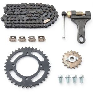 420 Chain Sprocket Kit Relibupdater Heat Treated Durable ATV Mini Bike-0