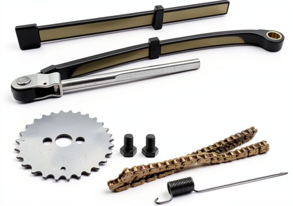 Honda CRF100F Timing Chain Kit GOLKNHA Metal Kit with Spring Tensioner-3