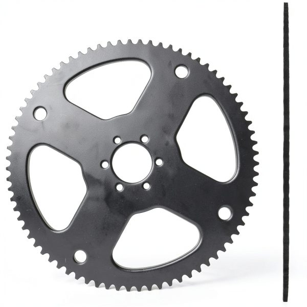 YOXUFA 35 Chain 140 Link Kit with 75T Sprocket for Mini Bike-2