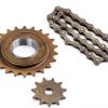 Electric Bike Sprocket Kit ProRide Forged Steel 410 Gold Sprocket-6