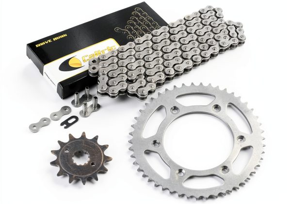 Caltric Drive Chain with Front/Rear Sprockets for Honda XR250R 1996-04-0