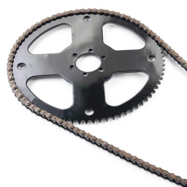 YOXUFA 35 Chain 140 Link Kit with 75T Sprocket for Mini Bike-8