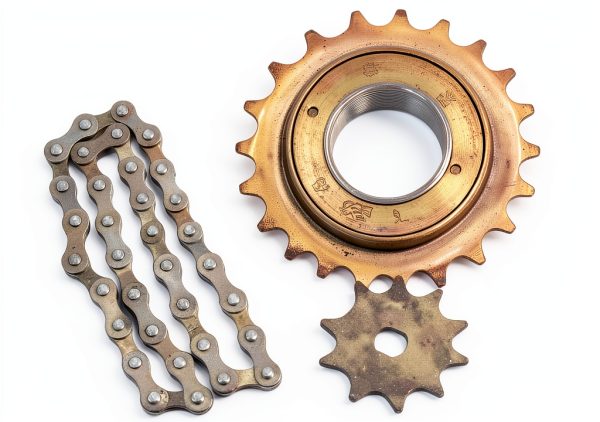 Electric Bike Sprocket Kit ProRide Forged Steel 410 Gold Sprocket-5