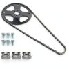 YOXUFA 35 Chain 140 Link Kit with 75T Sprocket for Mini Bike-7