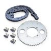 T8F 54T Rear Sprocket Kit by DUZFOREI for 47cc 49cc Moto with Chain-0