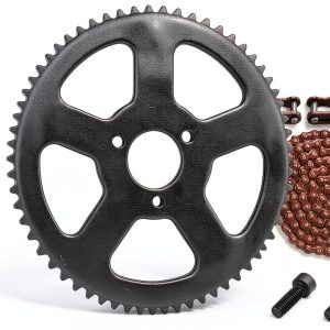 25H 136 Links Chain + 68 Tooth Sprocket CNCMOTOK for 49cc Pocket Bike-0