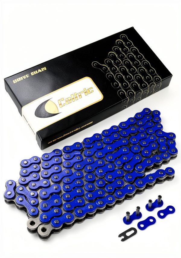 Caltric Blue Drive Chain for Yamaha Warrior 350 YFM350X CH105-120/37-0