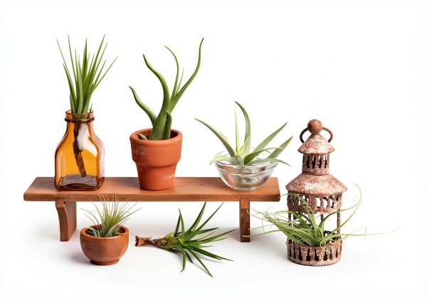 Air Plant Low Light House Plants Box (8PK) Tillandsia Air Plants Live Houseplants Live Indoor Plants Live Succulents Plants Live Terrarium Plants Live, Air Plant Holder Airplant Kit by Plants for Pets-7