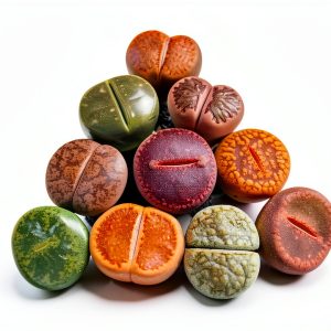 Lithops Succulent Plants 10 pcs Bare Root Random Mix Rare Succulents-0