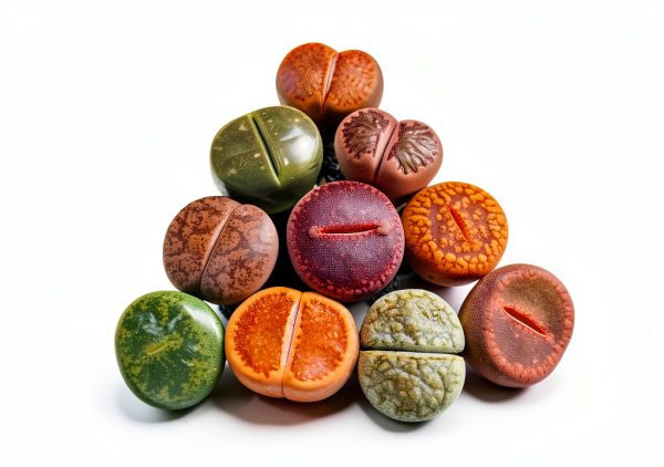 Lithops Succulent Plants 10 pcs Bare Root Random Mix Rare Succulents-0