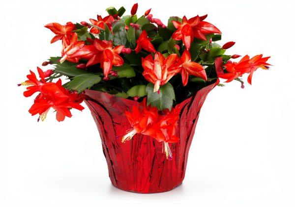 Green Circle Growers Live Christmas Cactus in 6-Inch Decorative Pot – Holiday Blooming Houseplant, Easy Care Indoor Décor-5